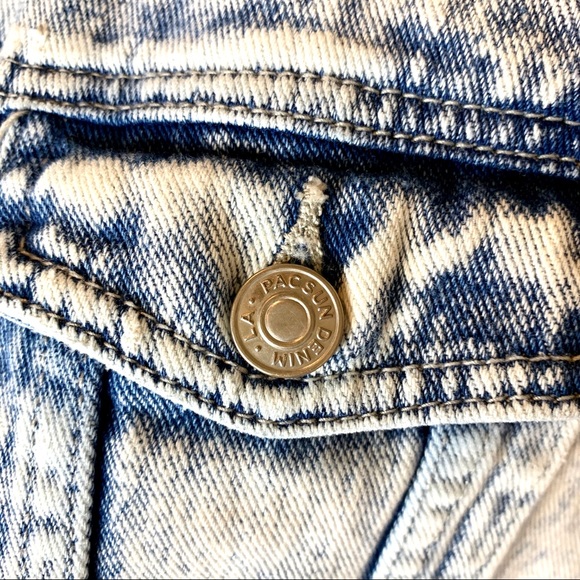 Pacsun DIY Denim Distressed Vest Small - Picture 5 of 9